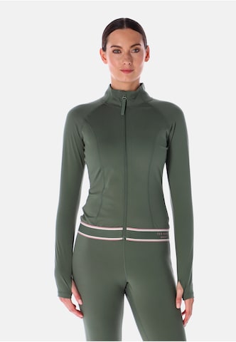 Ted Baker Sweatjacke in Grün: Vorderseite