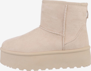 Ital-Design Snow Boots in Beige: front