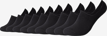 Chaussure basse camano en noir : devant