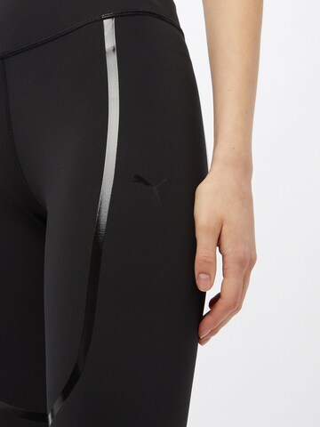 PUMA Skinny Sportbroek in Zwart