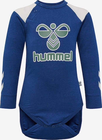 Hummel Rompertje/body 'Devon' in Blauw: voorkant