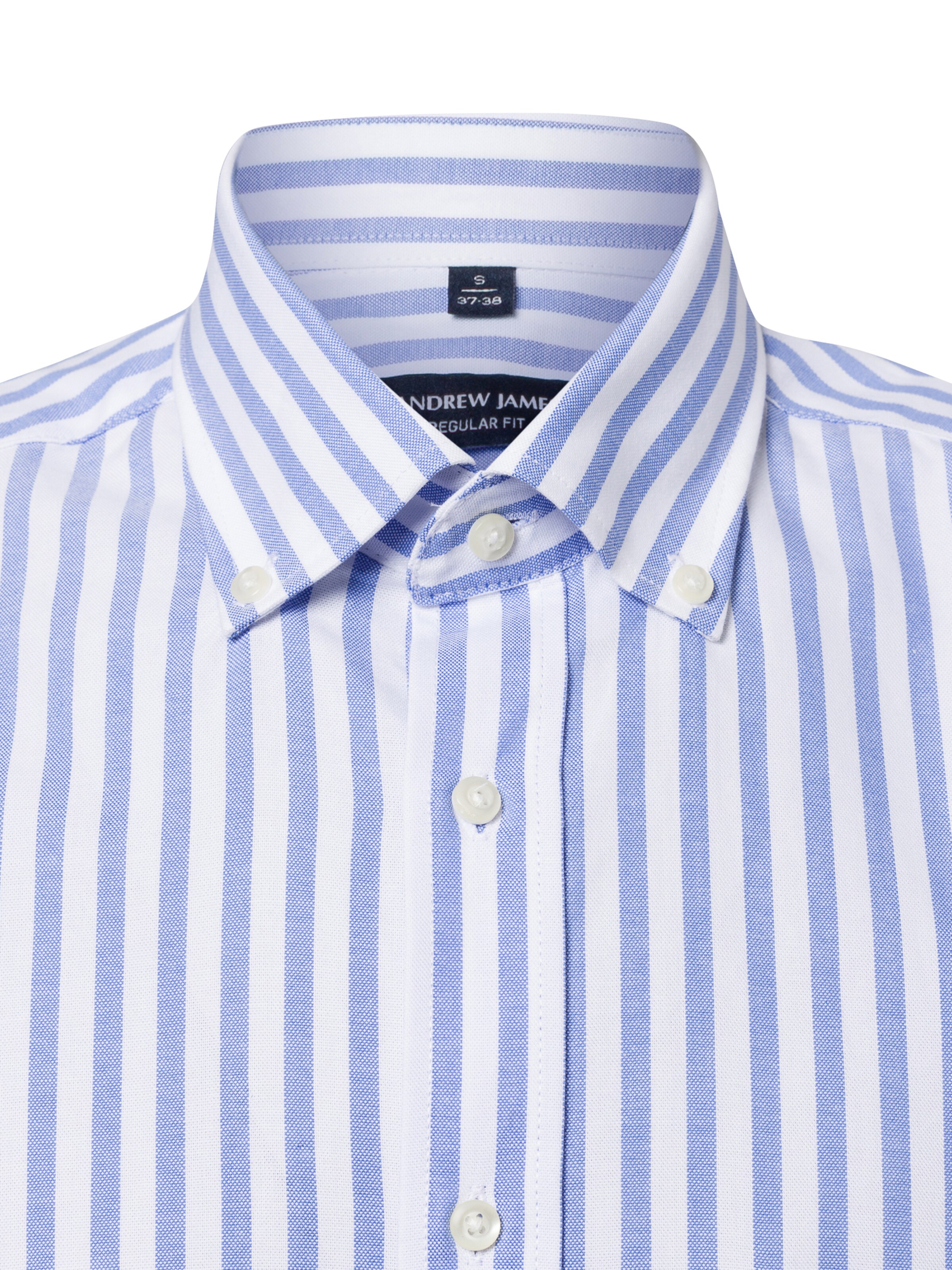 Andrew James Regular fit Button Up Shirt in Blue
