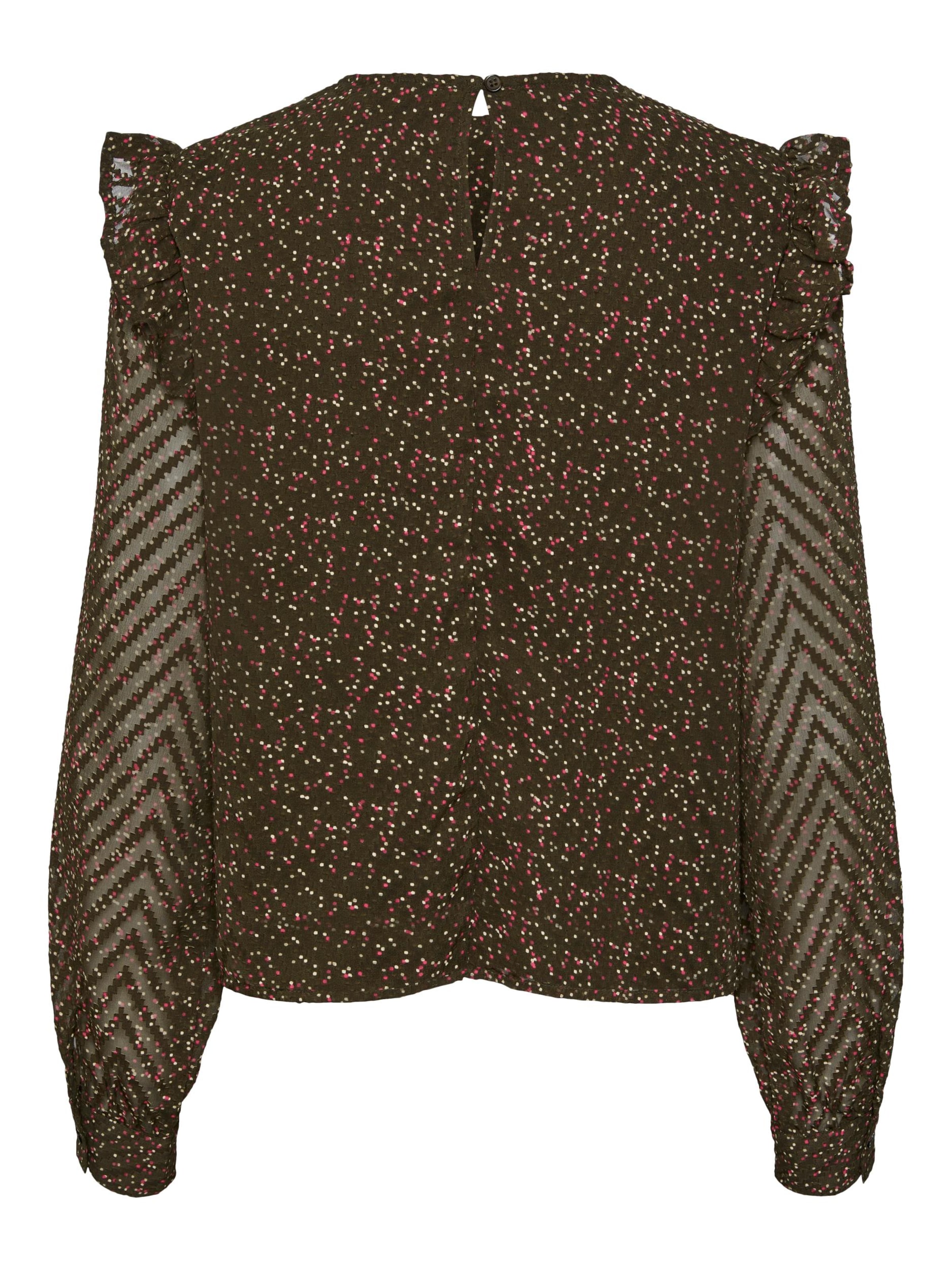 PIECES Bluse 'FELITA' in Grün