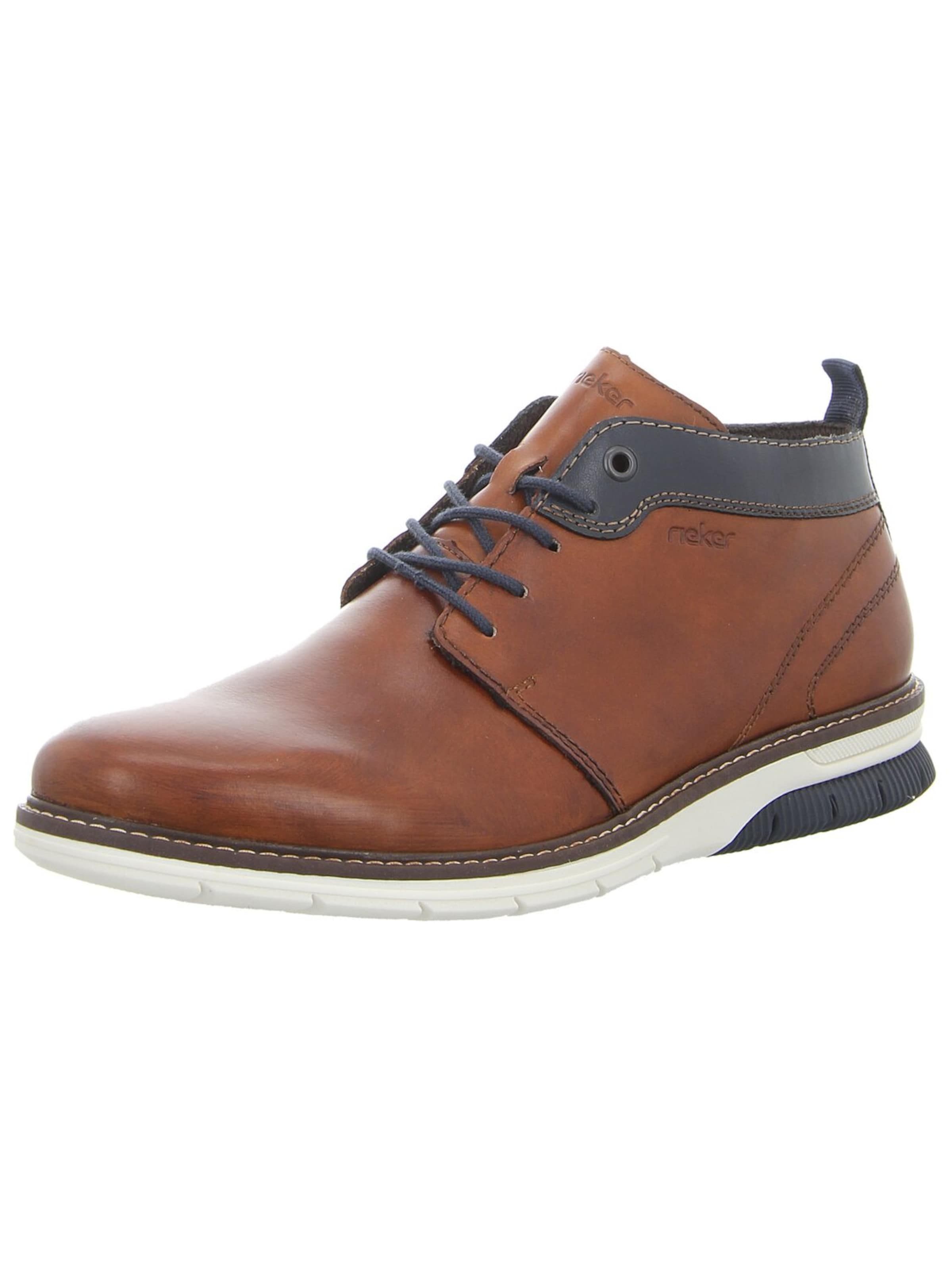 Rieker Boots 'Herren Stiefelette 14417-24 Echt Leder in braun' in Brown: front