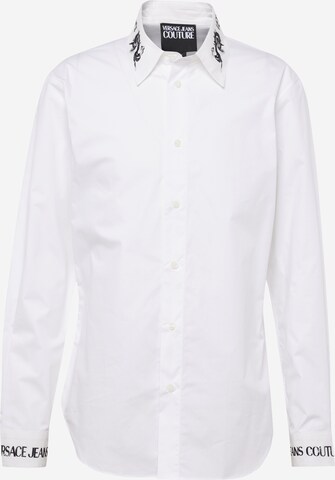 Coupe regular Chemise Versace Jeans Couture en blanc : devant