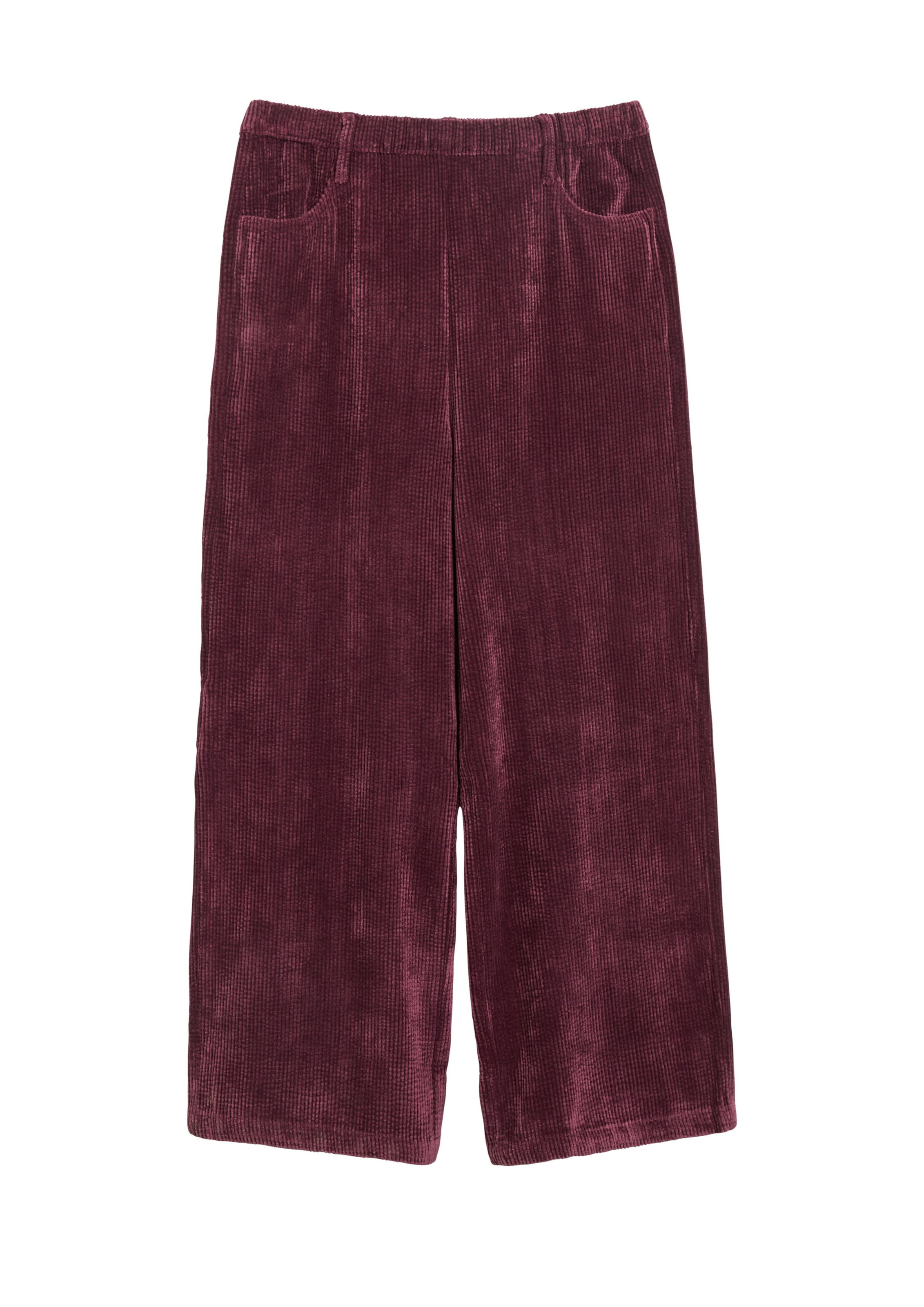 s.Oliver Wide leg Broek in Rood: voorkant