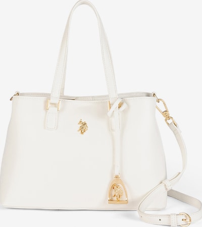 U.S. POLO ASSN. Ročna torbica v velikosti One Size | zlata / off-bela barva, Prikaz izdelka