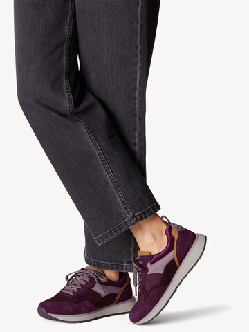 Tamaris Sneaker low in Lila: Vorderseite