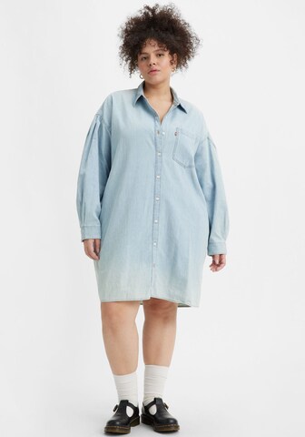 Levi's® Plus Bluse in Blau: Vorderseite