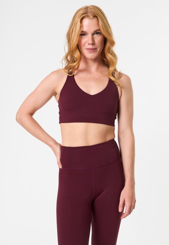 Girlfriend Collective Bustier Urheilurintaliivit 'Float Lola' värissä punainen