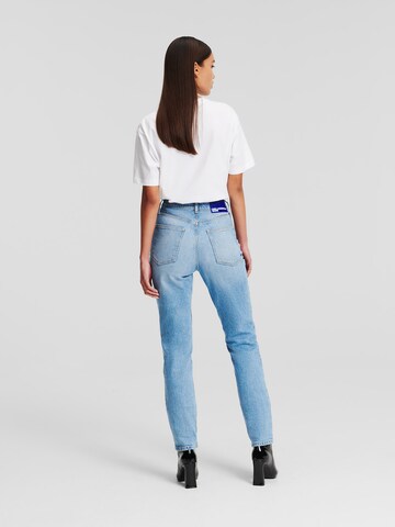 KARL LAGERFELD JEANS Avsmalnet Jeans i blå