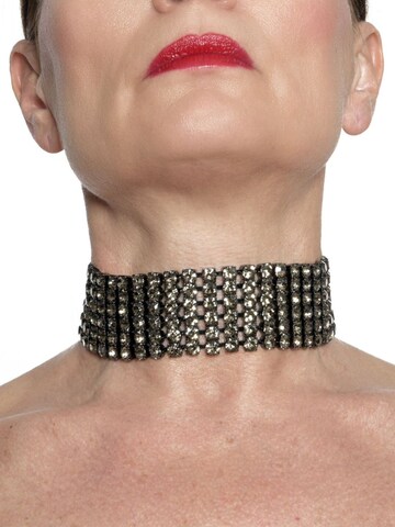 Lanțuri 'Asteria choker in argento 925 brunito' de la Addicted2 pe gri