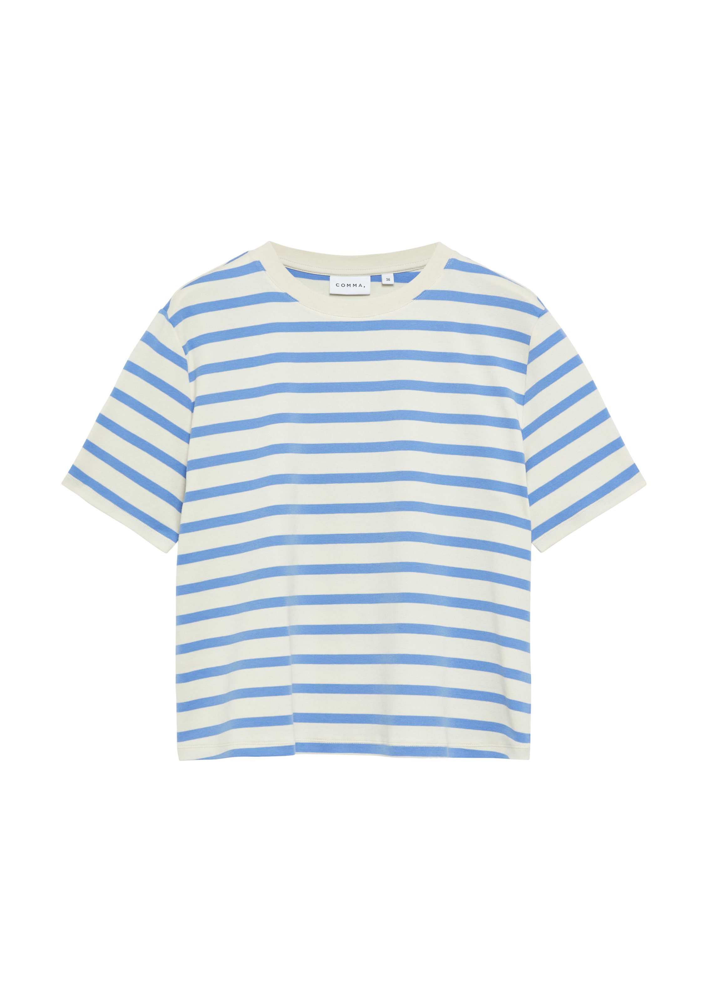 COMMA Shirt in Blauw: voorkant