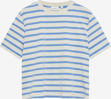 T-shirt COMMA en bleu : devant