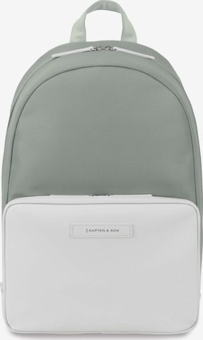 Kapten & Son Backpack 'Vardo Muted Sage Sprinkled' in Grey