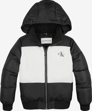 Calvin Klein Jeans Between-Season Jacket in Black: front