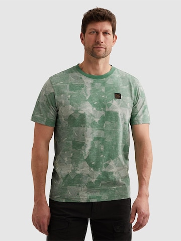 T-Shirt 'T-shirt in jersey with allover print' PME Legend en vert : devant