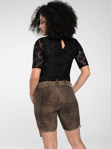 SPIETH & WENSKY Traditional blouse in Black