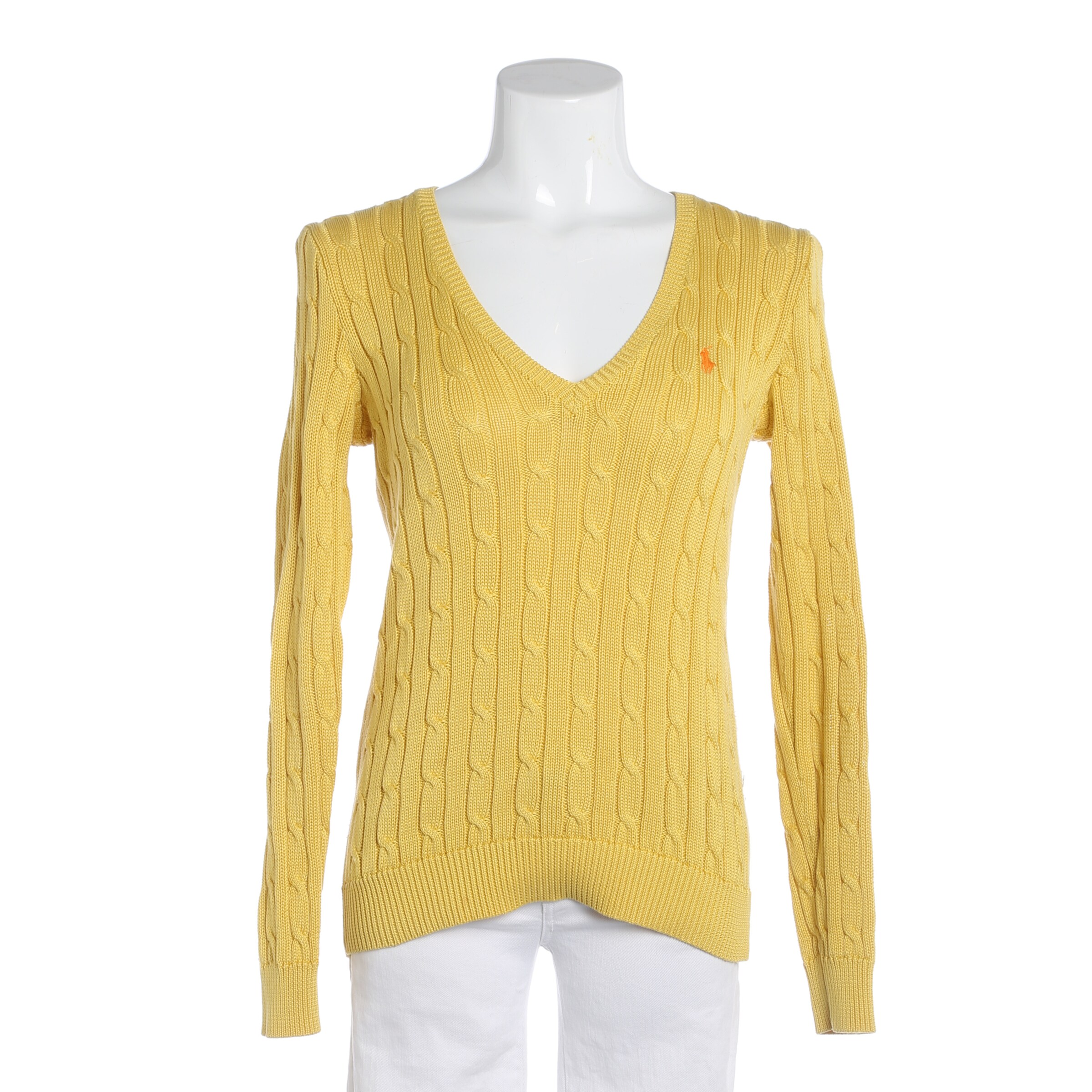 Polo Ralph Lauren Sweater & Cardigan in M in Yellow, Item view