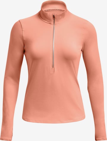 UNDER ARMOUR Performance Shirt 'Qualifier Run' in Orange: front