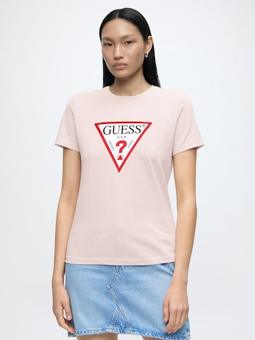 GUESS Shirt in Pink: front