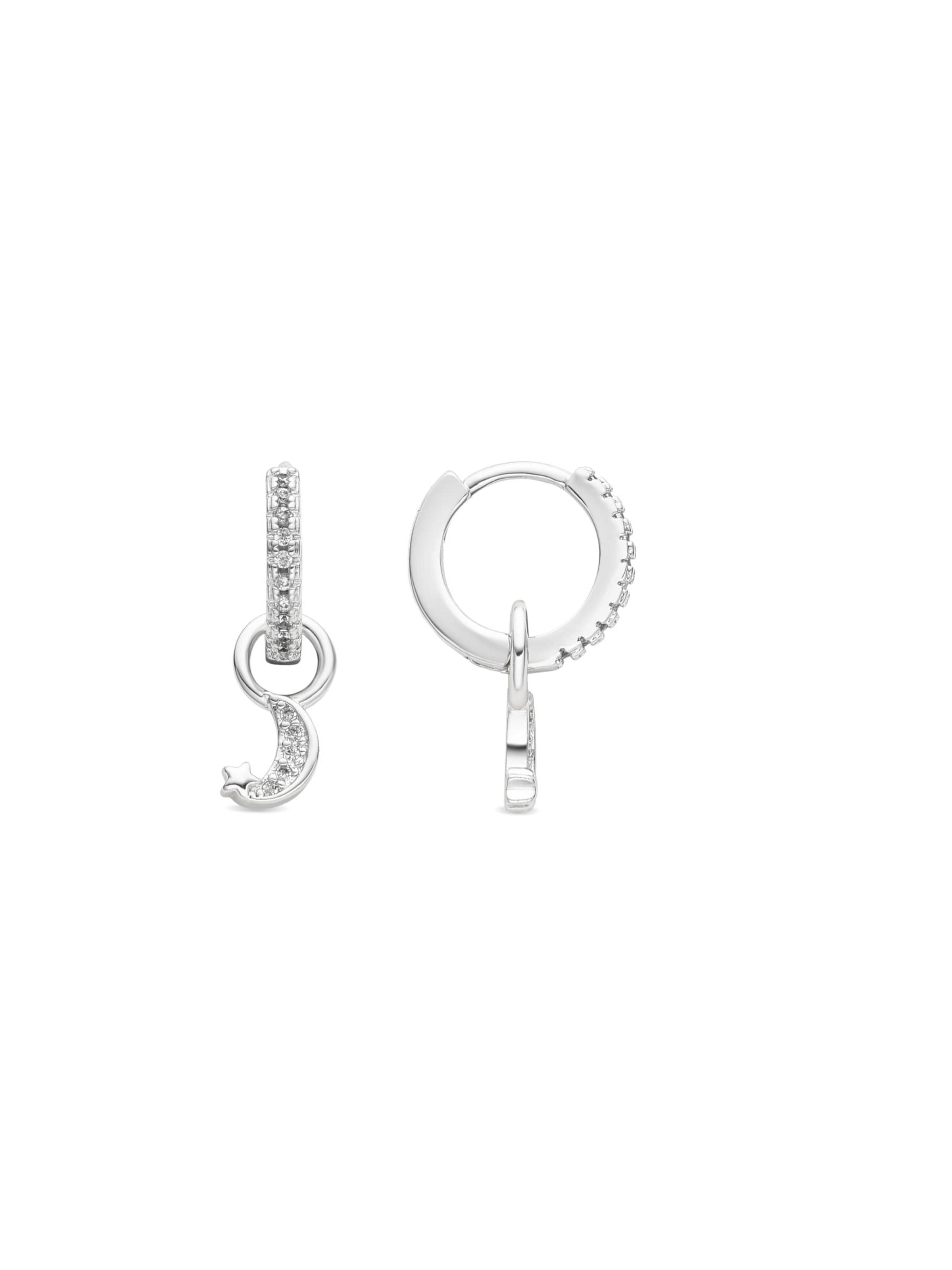LUXBYLUX Earrings in Silver: front