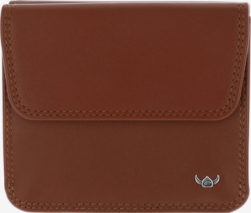 Porte-monnaies 'Polo' GOLDEN HEAD en marron : devant