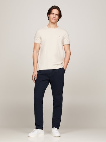 TOMMY HILFIGER Slim fit Μπλουζάκι σε μπεζ