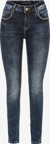 CIPO & BAXX Skinny Jeans in Blue: front