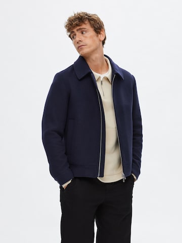 SELECTED HOMME Between-Season Jacket 'Filip' in Blue