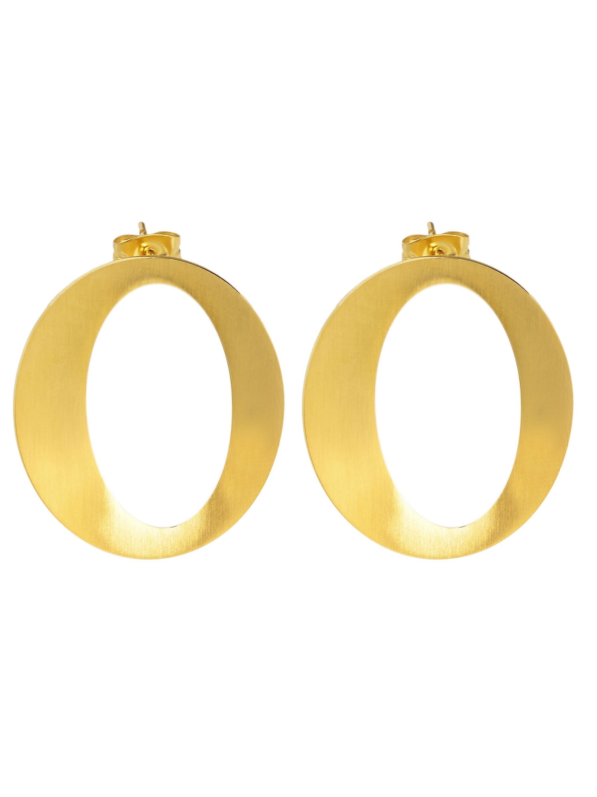 Akzent Earrings 'Lady, langlebig' in Gold: front