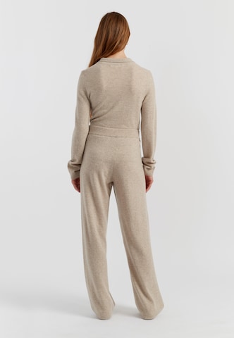 Chinti & Parker Wide Leg Bukser 'Basics' i beige