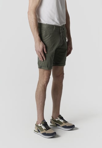 KOROSHI Slimfit Chino nadrág - zöld