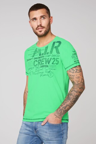 T-Shirt CAMP DAVID en vert