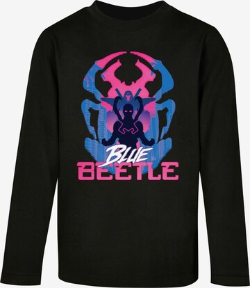 T-Shirt 'Blue Beetle - Posing' ABSOLUTE CULT en noir : devant
