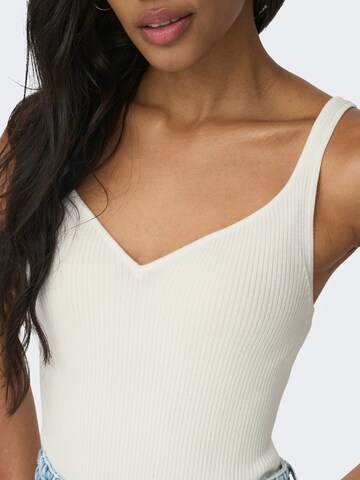 ONLY Knitted Top 'MIRI' in White