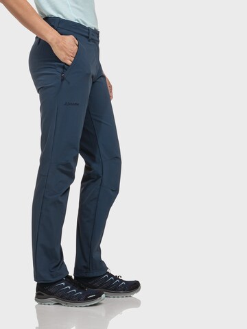 Schöffel Regular Outdoor Pants 'Engadin1' in Blue