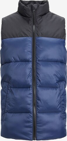 Jack & Jones Junior Vest in Blue: front