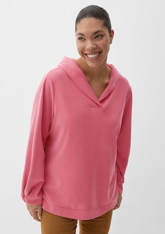 TRIANGLE Sweatshirt in Roze: voorkant