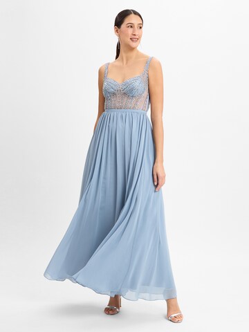 Robe de soirée HEY KYLA en bleu : devant