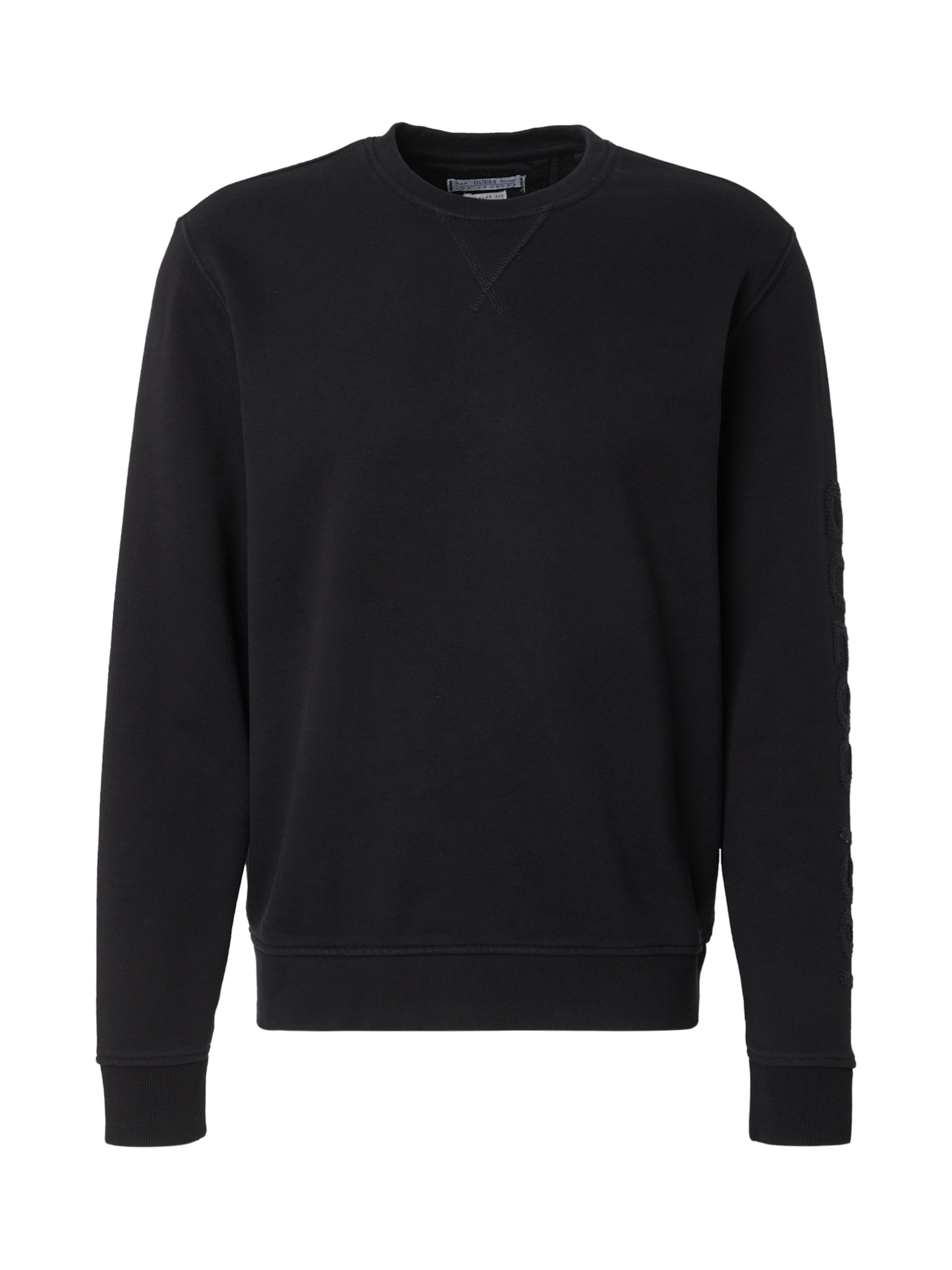 GUESS Sweatshirt in Schwarz: Vorderseite