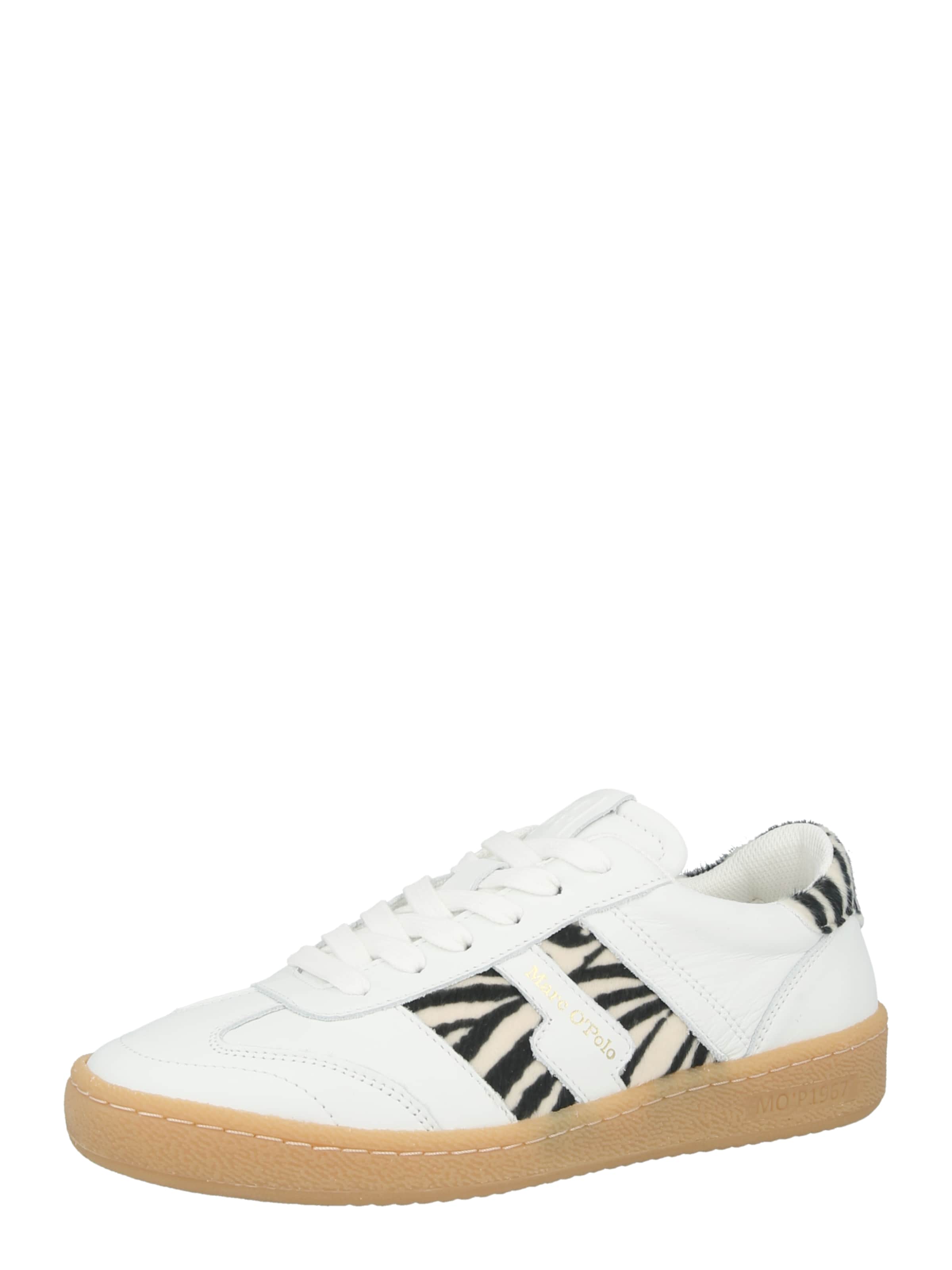 Baskets basses Marc O'Polo en blanc : devant