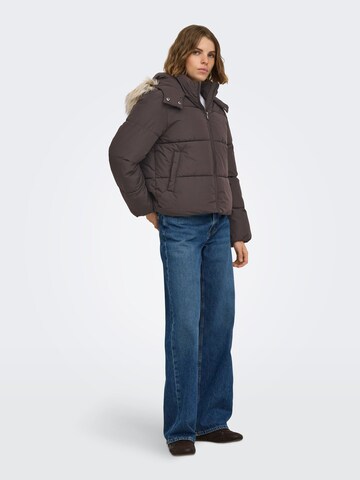 ONLY Winter jacket 'ONLJuta' in Brown