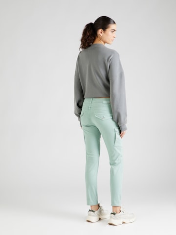 Coupe slim Jeans cargo 'Amelie' Gang en vert