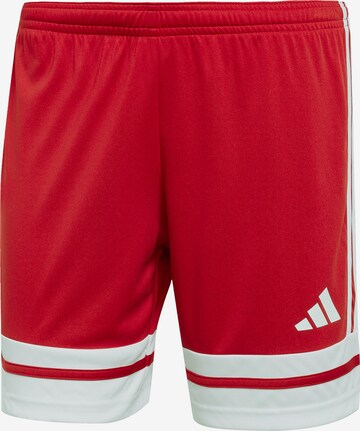 ADIDAS PERFORMANCE Workout Pants 'Squa 25' in Red: front