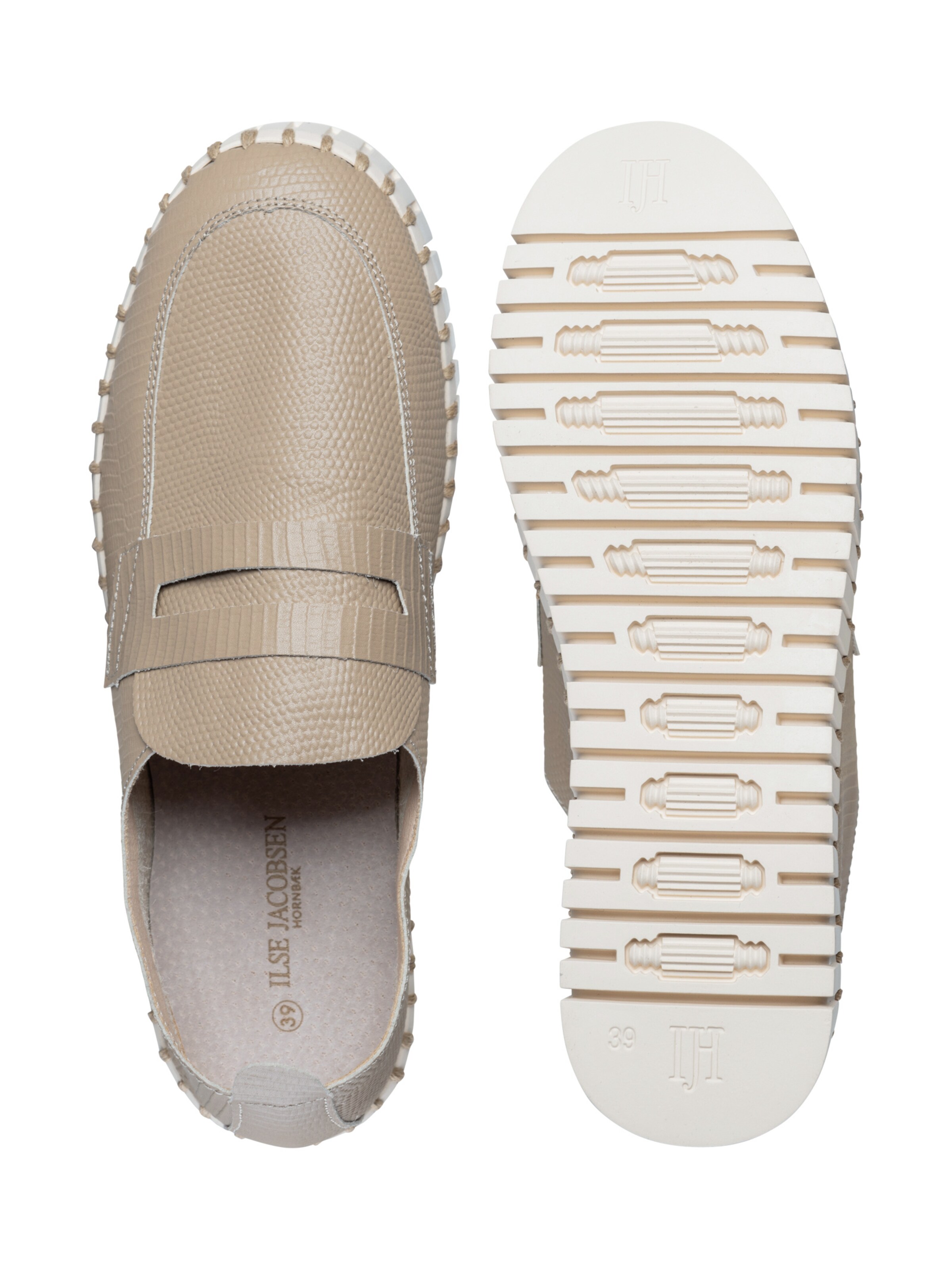 ILSE JACOBSEN Platform trainers 'TULIP3867' in Beige