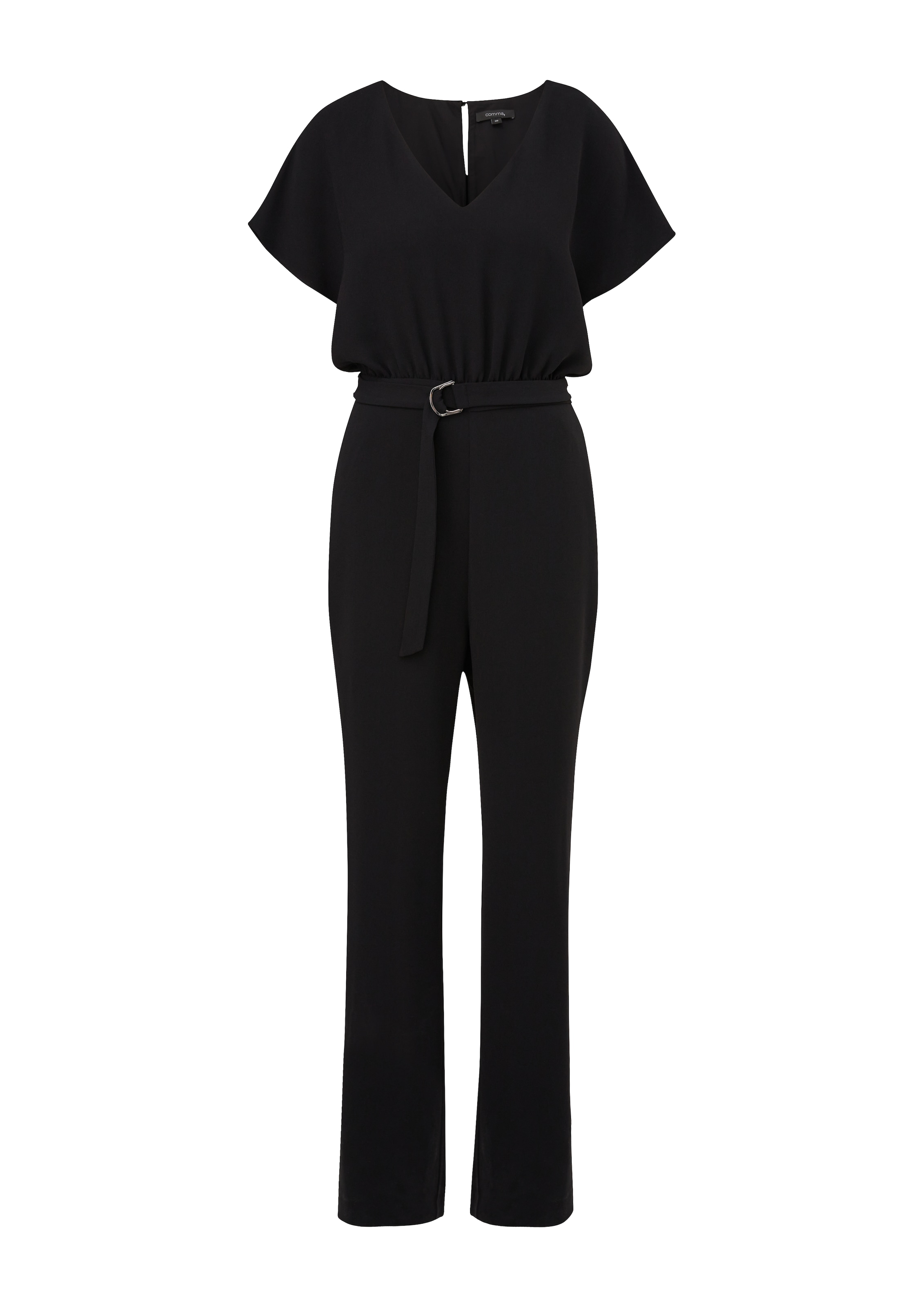COMMA Jumpsuit in Zwart: voorkant