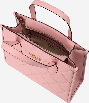 GUESS Дамска чанта 'Silvana' в розово