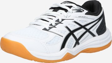 ASICS Athletic Shoes 'Upcourt 4' in White: front