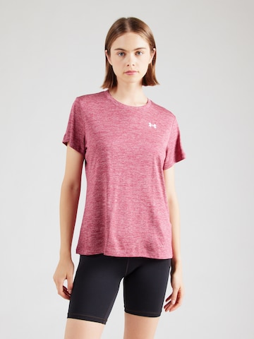 UNDER ARMOUR Функциональная футболка 'Tech Twist' в Красный: спереди
